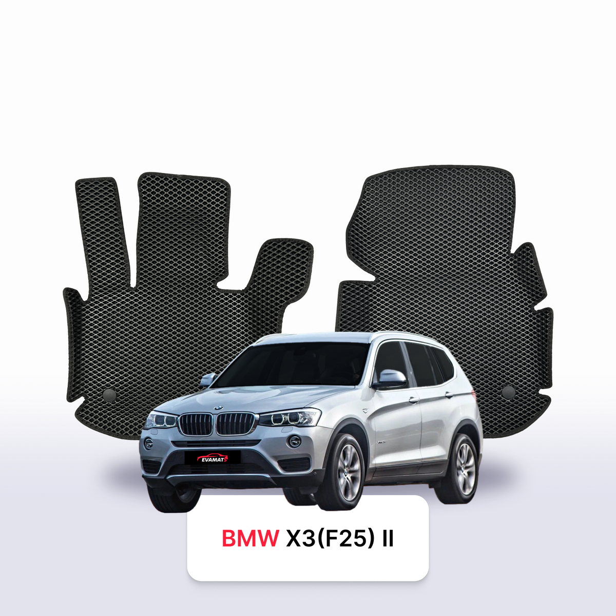 Alfombrillas 3D EVA para BMW X3(F25) 2 gen 2010-2017 años SUV