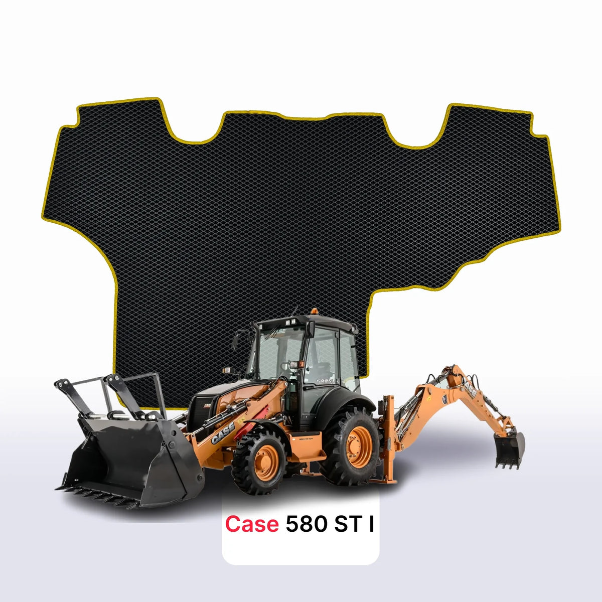 Alfombrillas 3D EVA para Case 580 st 1 gen 2012-2028 años EXCAVADORA