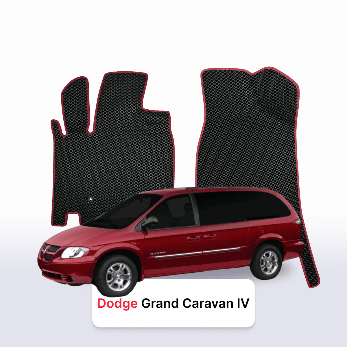 Alfombrillas 3D EVA para Dodge Grand Caravan 4 gen 2000-2007 años MONOVOLUMEN