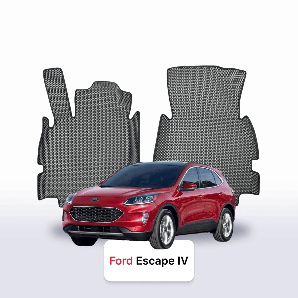 Alfombrillas 3D EVA para Ford Escape 4 gen 2019-2025 años SUV + talonera metálica