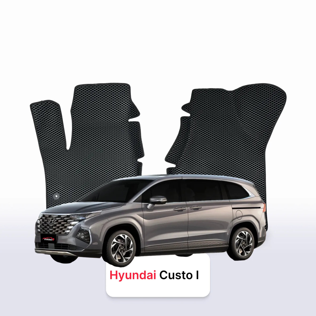 Alfombrillas 3D EVA para Hyundai Custo 1 gen 2021-2028 años MONOVOLUMEN