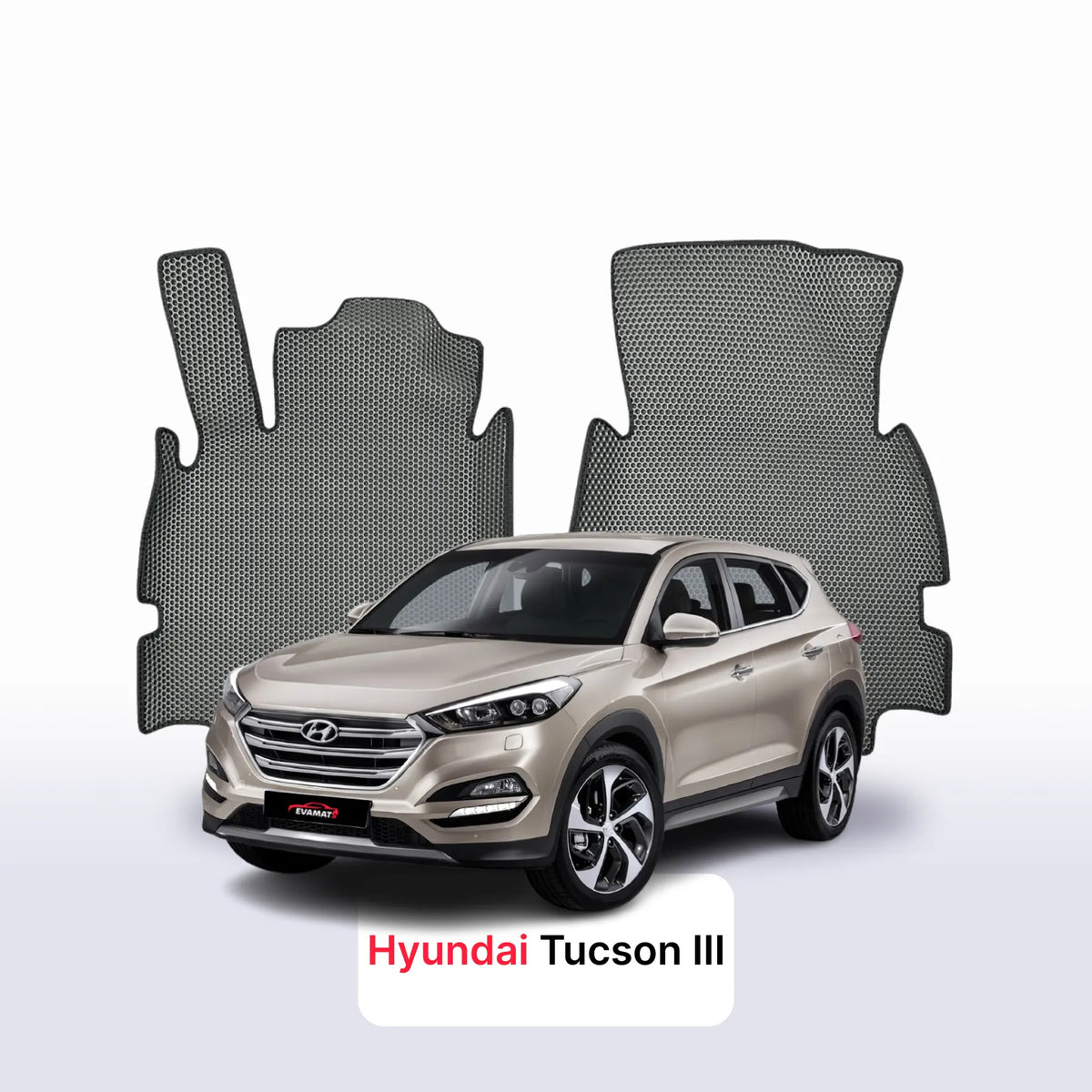 Alfombrillas 3D EVA para Hyundai Tucson pre-restyling 3 gen 2015-2018 años SUV