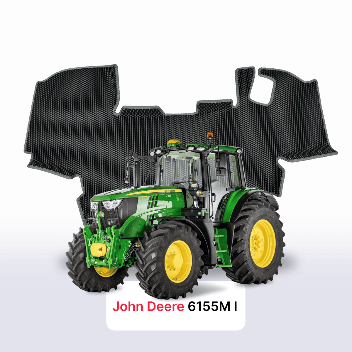Alfombrillas 3D EVA para John Deere 6155M 1 gen 2018-2028 años TRACTOR
