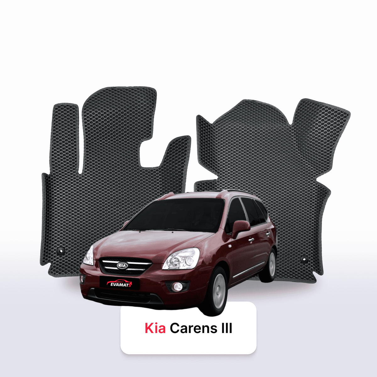 Alfombrillas 3D EVA para Kia Carens(UN) III gen 2006-2012 años MONOVOLUMEN