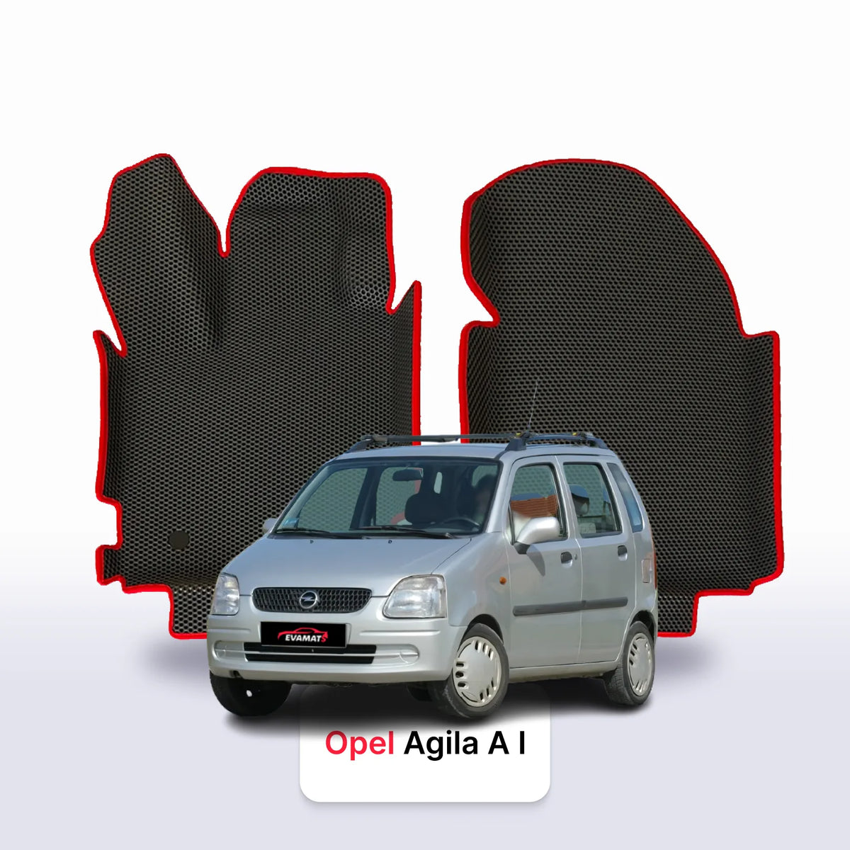 Alfombrillas 3D EVA para Opel Agila A 1 gen 2000-2007 años HATCHBACK 5 PUERTAS