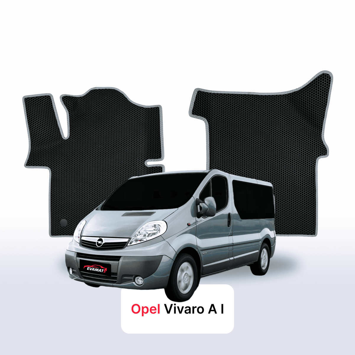 Alfombrillas 3D EVA para Opel Vivaro A 1 gen 2001-2014 años MINIBÚS