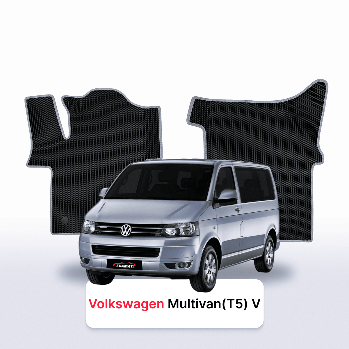 Alfombrillas 3D EVA para Volkswagen Multivan(T5) V gen 2003-2015 años MONOVOLUMEN
