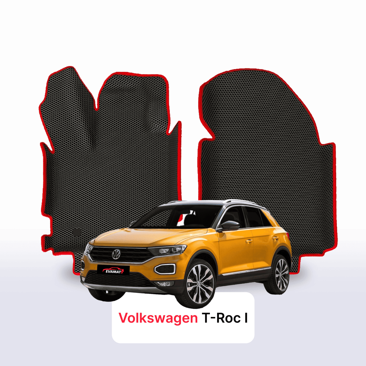 Alfombrillas 3D EVA para Volkswagen T-Roc I gen 2017-2026 años SUV