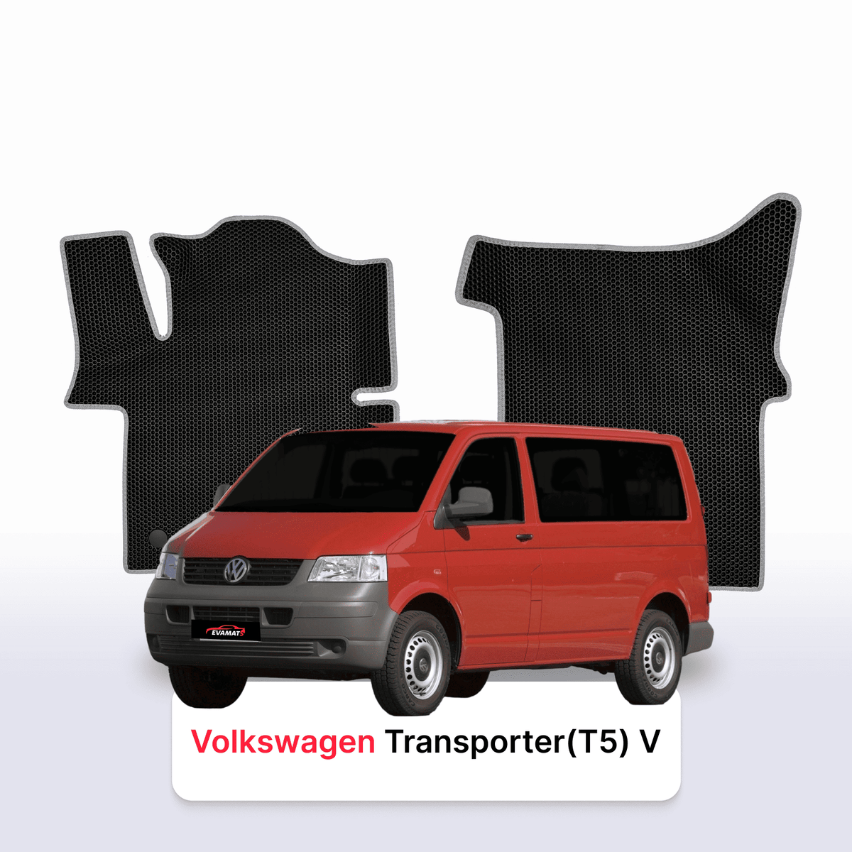 Alfombrillas 3D EVA para Volkswagen Transporter(T5) V gen 2003-2015 años MINIBÚS