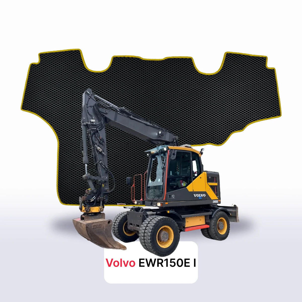 Alfombrillas 3D EVA para Volvo EWR150E 1 gen 2016-2018 años EXCAVADORA