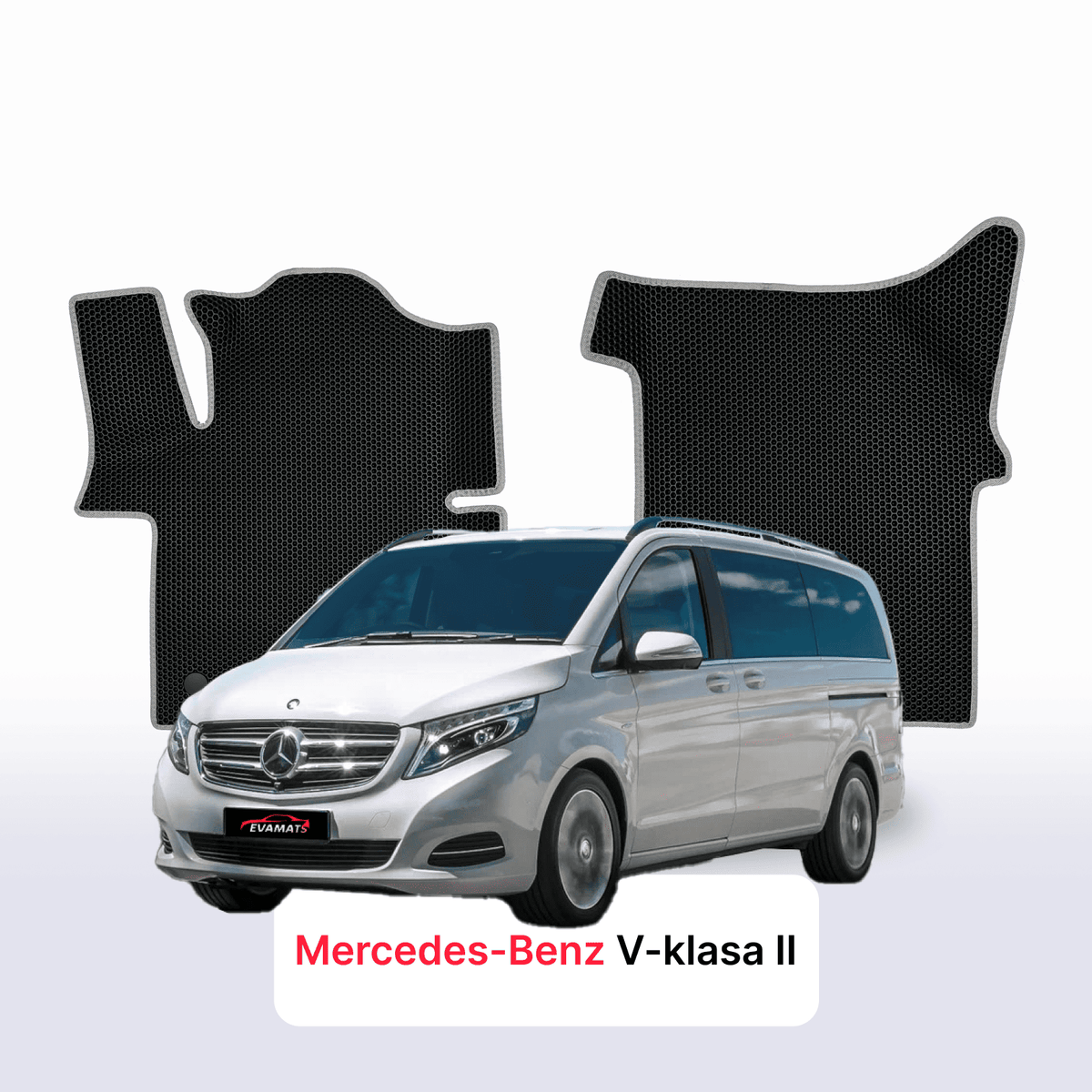 Alfombrillas 3D EVA para Mercedes-Benz Clase V 3 gen (W447) 2014-2027 años MINIBÚS