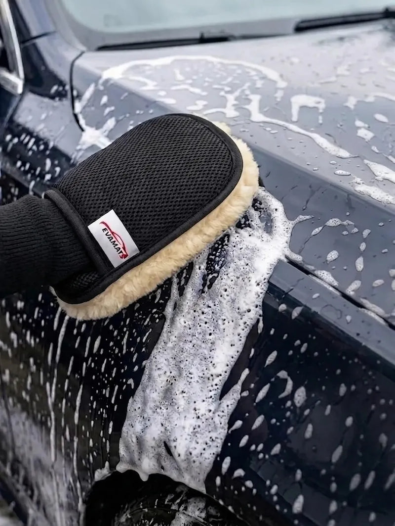 Manopla suave de lavado para coche