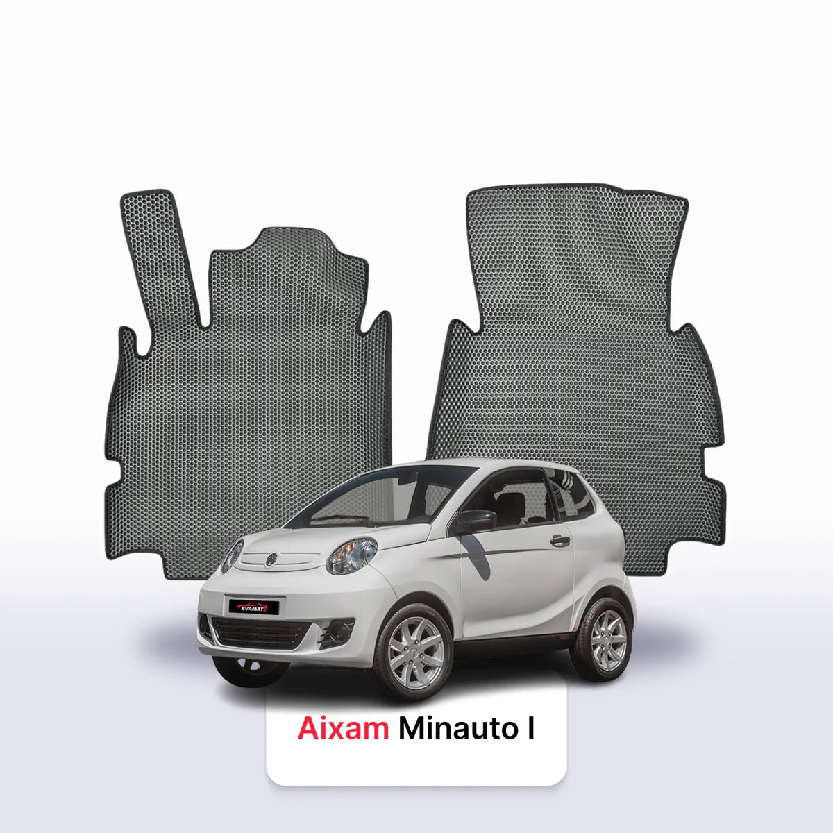 Alfombrillas 3D EVA para Aixam Minauto 1 gen 2017-2028 años HATCHBACK 3 PUERTAS