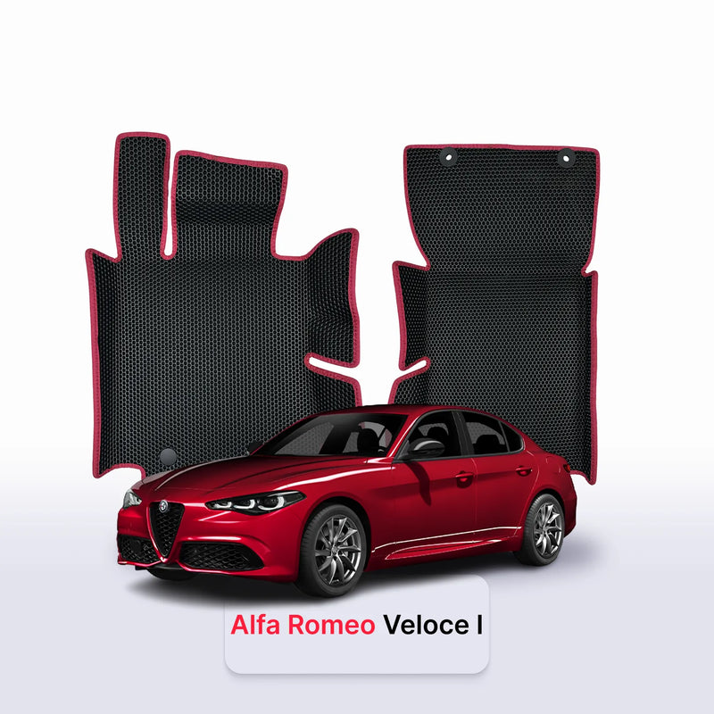 Alfombrillas 3D EVA para Alfa Romeo Veloce 1 gen 2015-2023 años SEDÁN