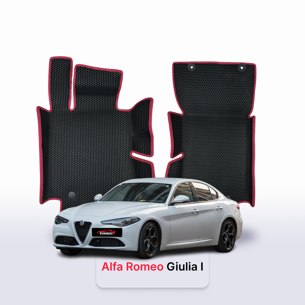 Alfombrillas 3D EVA para Alfa Romeo Giulia(952) 2 gen 2015-2028 años SEDÁN