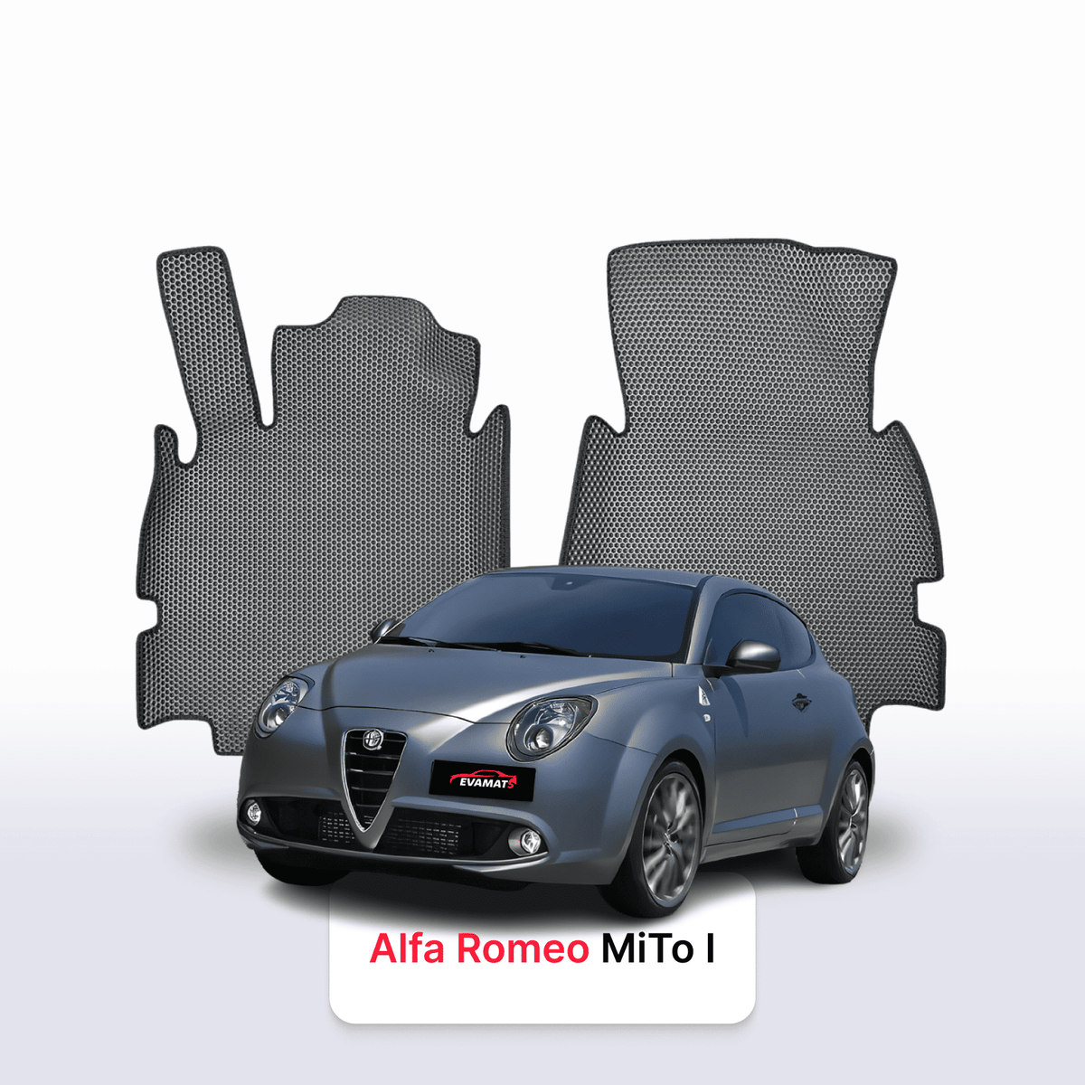 Alfombrillas 3D EVA para Alfa Romeo MiTo 1 gen 2008-2018 años HATCHBACK 3 PUERTAS