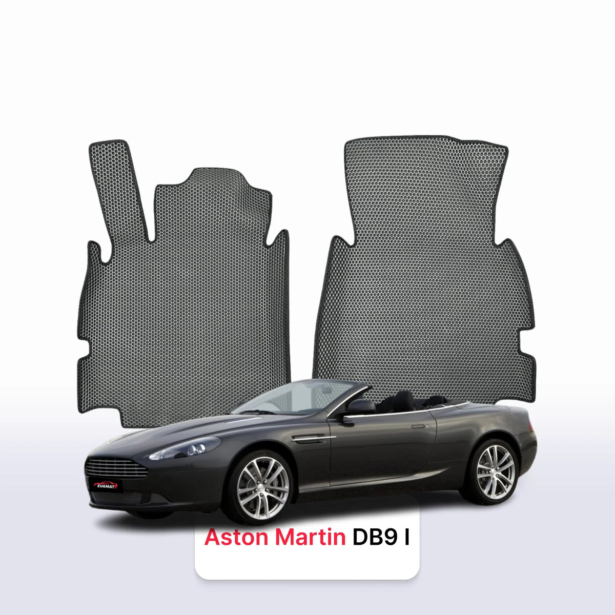 Alfombrillas 3D EVA para Aston Martin DB9 1 gen 2003-2016 años DESCAPOTABLE