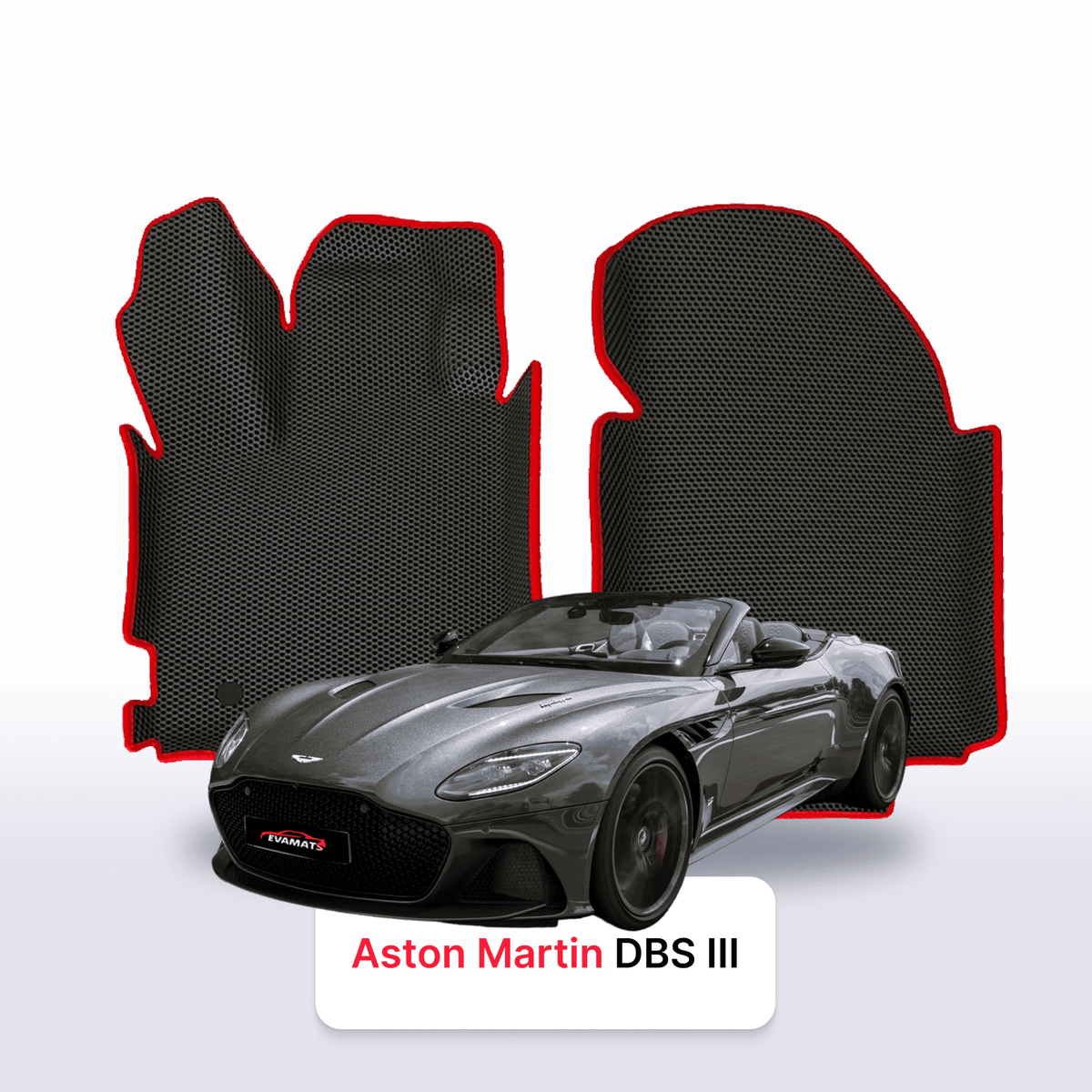 Alfombrillas 3D EVA para Aston Martin DBS 2 gen 2018-2025 años DESCAPOTABLE