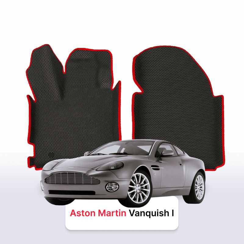 Alfombrillas 3D EVA para Aston Martin Vanquish 1 gen 2001-2007 años COUPÉ