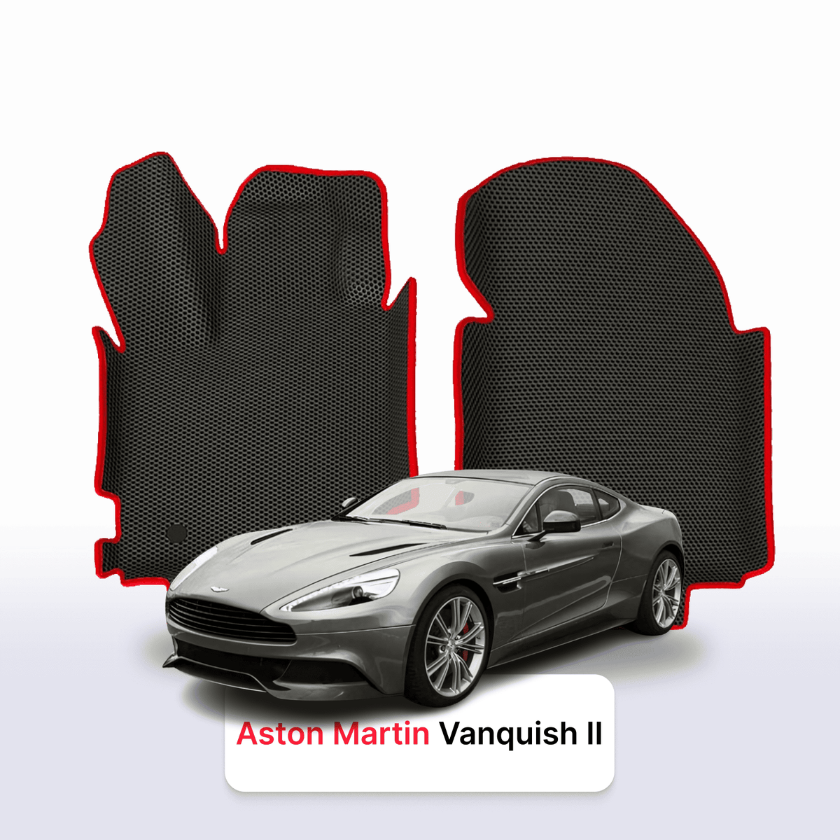 Alfombrillas 3D EVA para Aston Martin Vanquish 2 gen 2012-2018 años COUPÉ