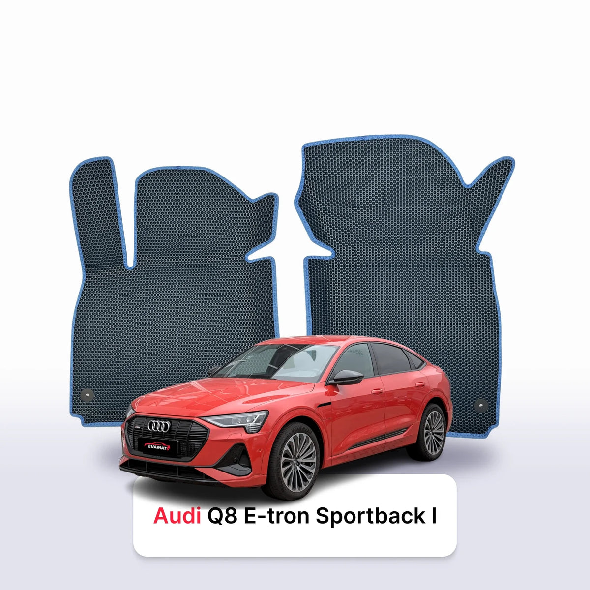 Alfombrillas 3D EVA para Audi Q8 E-tron Sportback 1 gen 2020-2025 años SUV