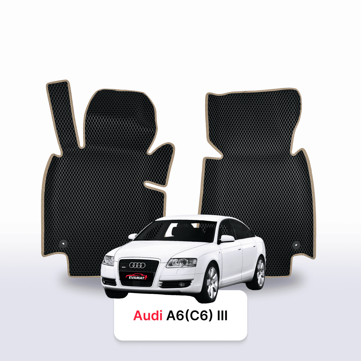 Alfombrillas 3D EVA para Audi A6(C6) 3 gen 2004-2011 años