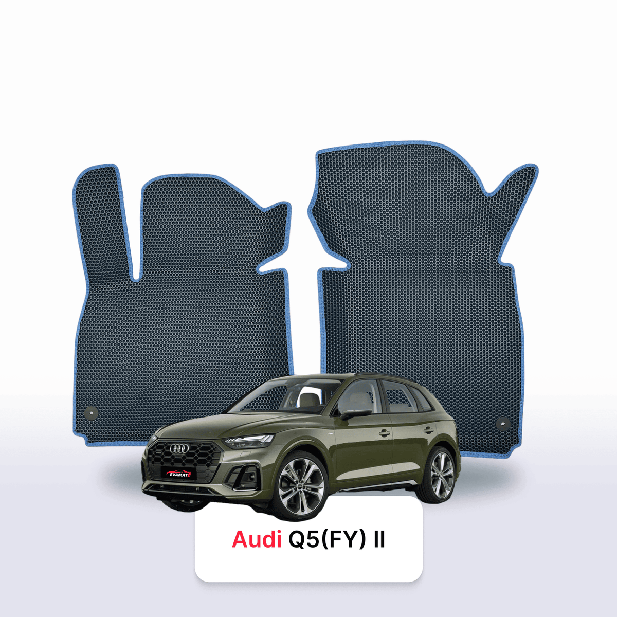 Alfombrillas 3D EVA para Audi Q5(FY) 2 gen restyling 2020-2024 años SUV