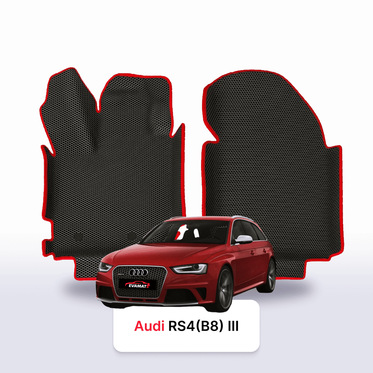 Alfombrillas 3D EVA para Audi RS4(B8) 3 gen 2012-2015 años FAMILIAR