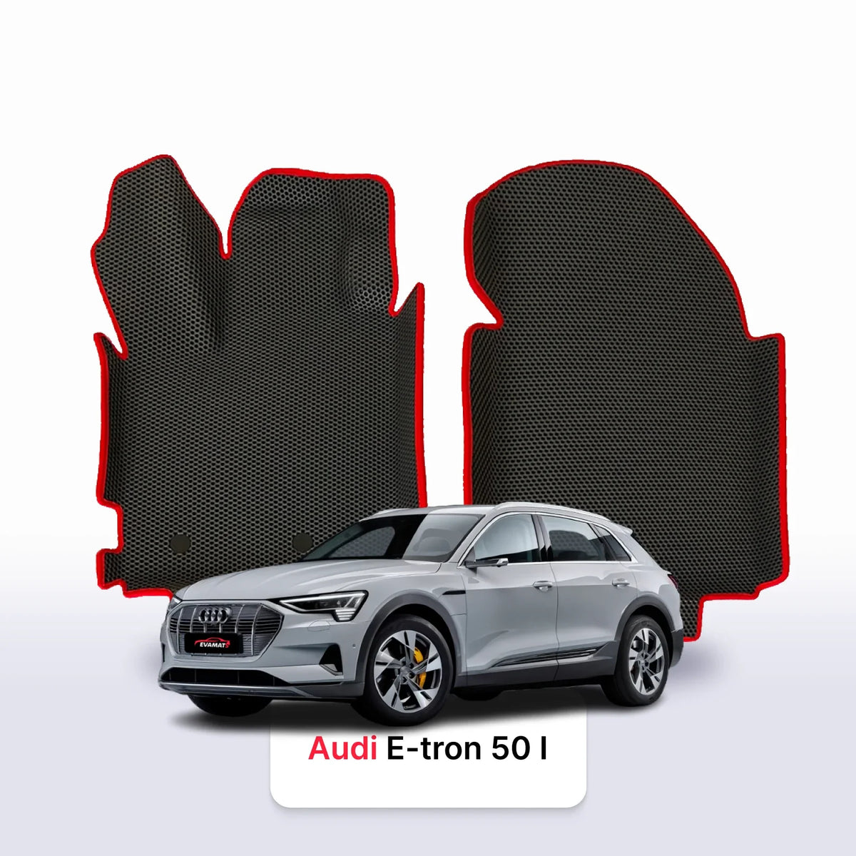 Alfombrillas 3D EVA para Audi e-tron 50 1 gen 2018-2022 años SUV ELÉCTRICO