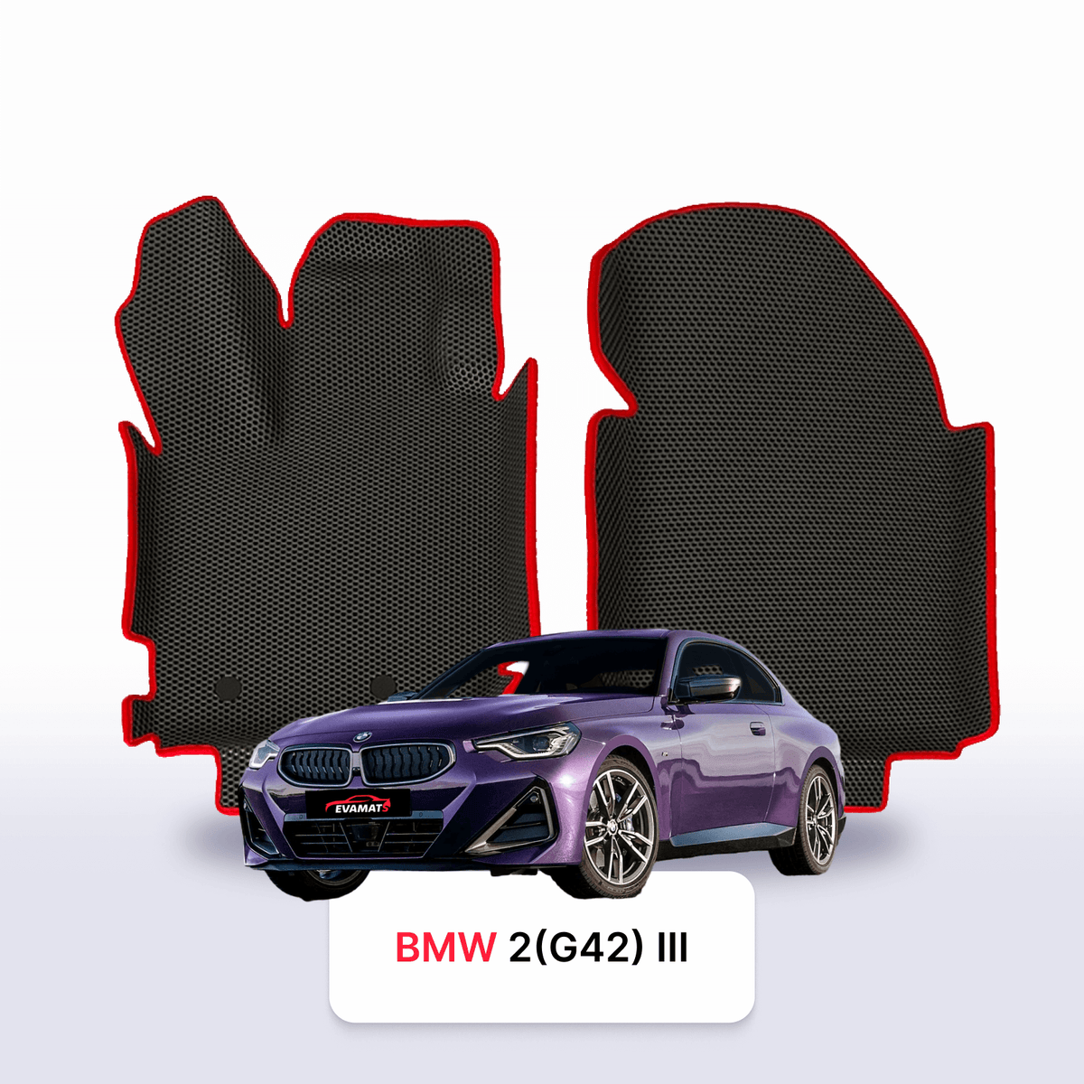 Alfombrillas 3D EVA para BMW 2(G42) 3 gen 2022-2028 años COUPÉ