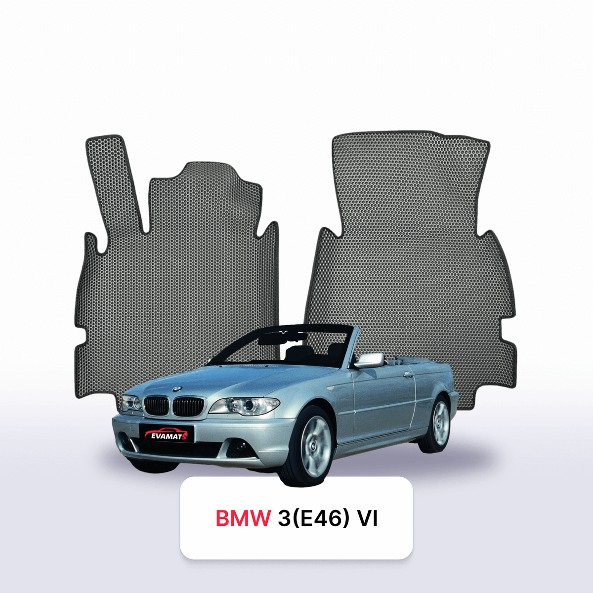 Alfombrillas 3D EVA para BMW 3(E46) 4 gen 1998-2005 años DESCAPOTABLE