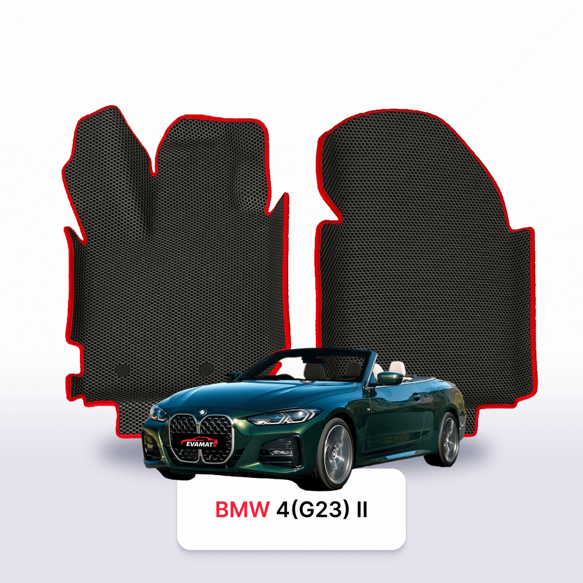 Alfombrillas 3D EVA para BMW 4(G23) 2 gen 2020-2027 años DESCAPOTABLE