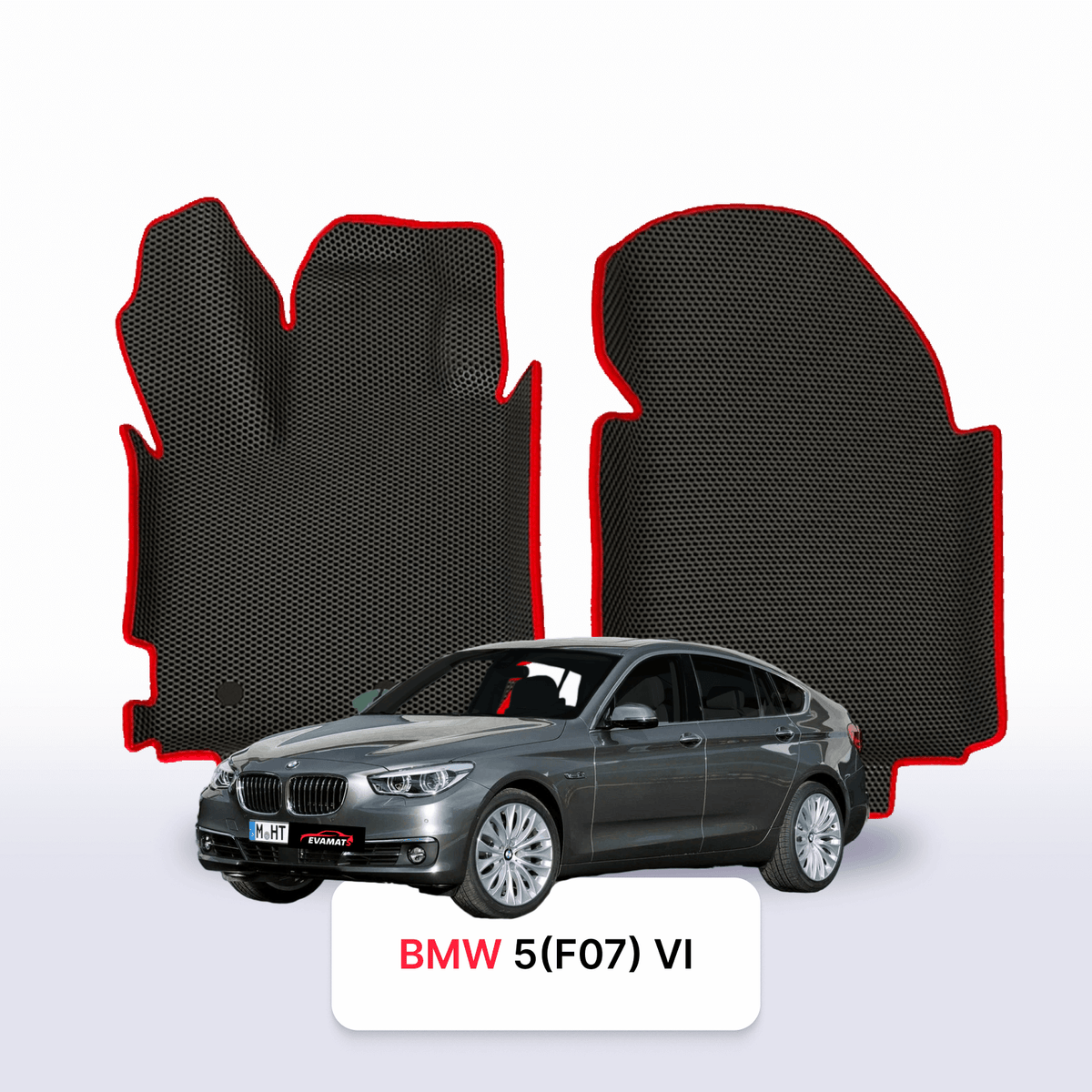 Alfombrillas 3D EVA para BMW 5 (F07) 6 gen 2009-2017 años GRAN TURISMO LIFTBACK