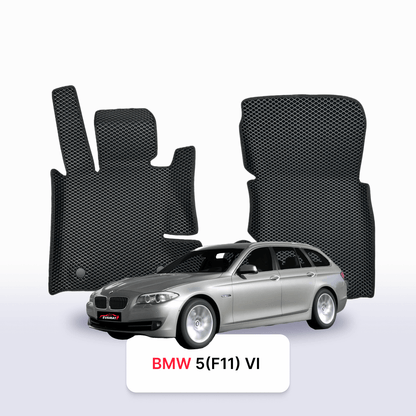 Alfombrillas 3D EVA para BMW 5 (F11) 6 gen 2009-2017 años FAMILIAR