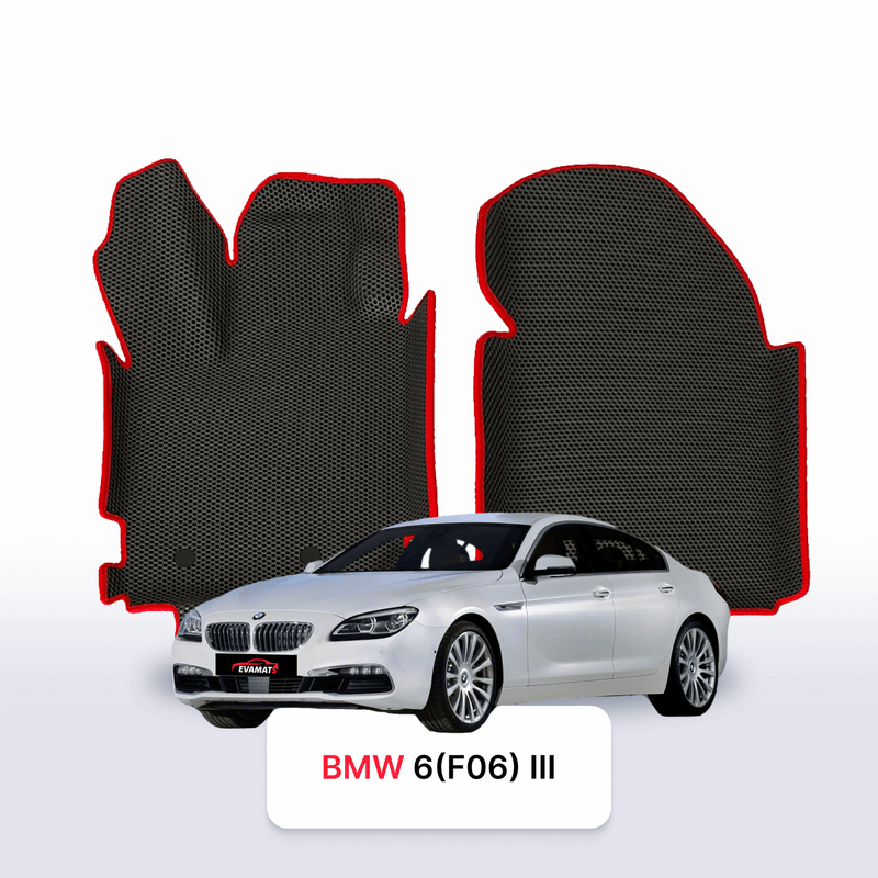 Alfombrillas 3D EVA para BMW 6 (F06) 3 gen 2010-2018 años GRAN COUPÉ SEDÁN