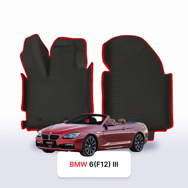 Alfombrillas 3D EVA para BMW 6 (F12) 3 gen 2011-2019 años DESCAPOTABLE