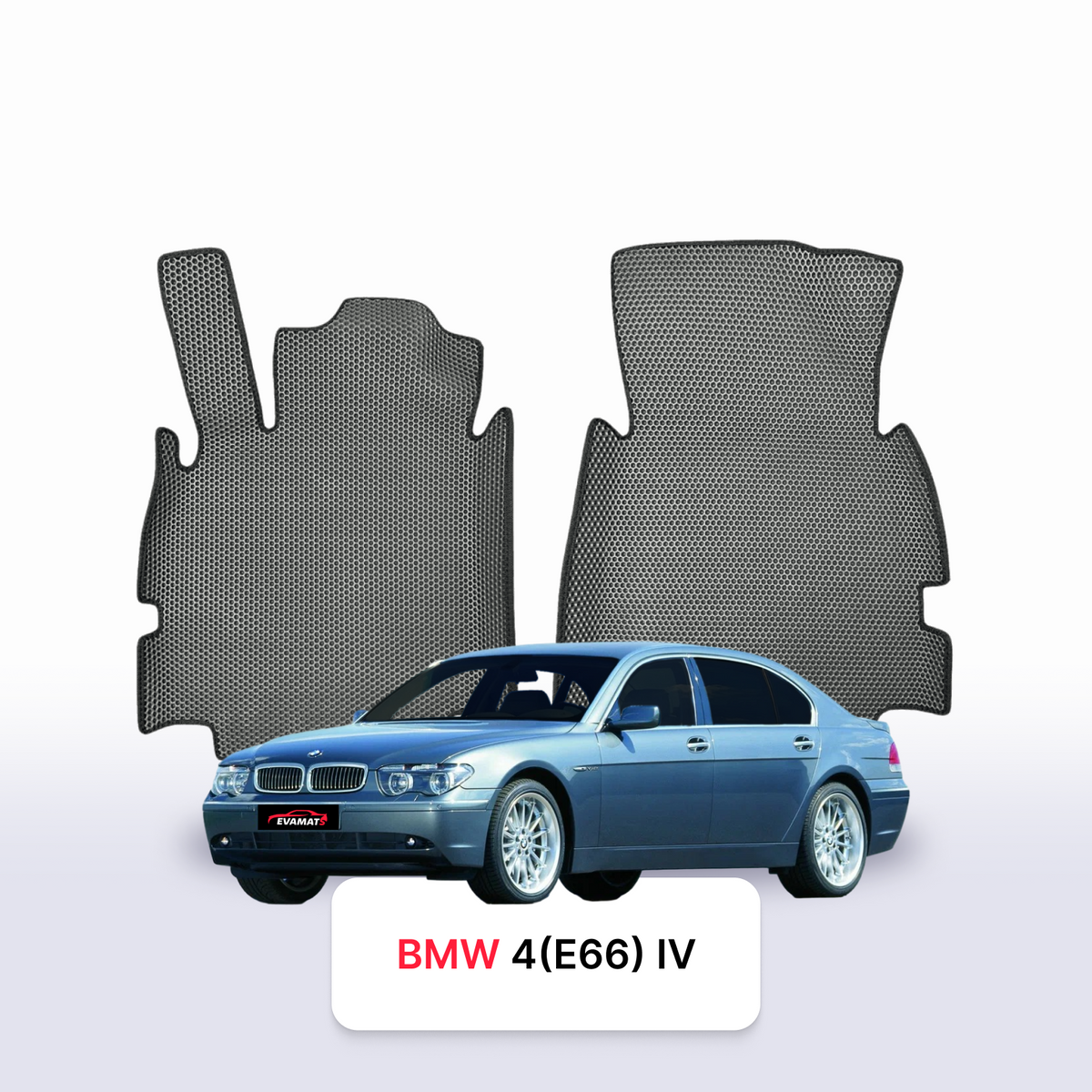 Alfombrillas 3D EVA para BMW 7 (E66) 4 gen 2001-2008 años SEDÁN LARGO