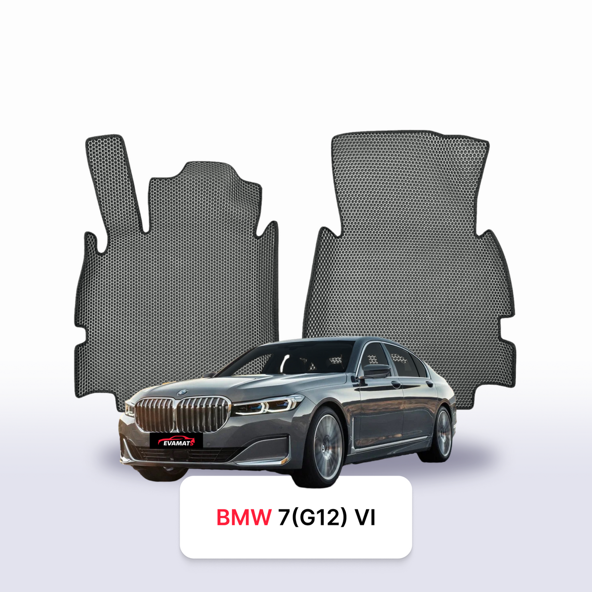 Alfombrillas 3D EVA para BMW 7 (G12) 6 gen 2015-2022 años SEDÁN LARGO