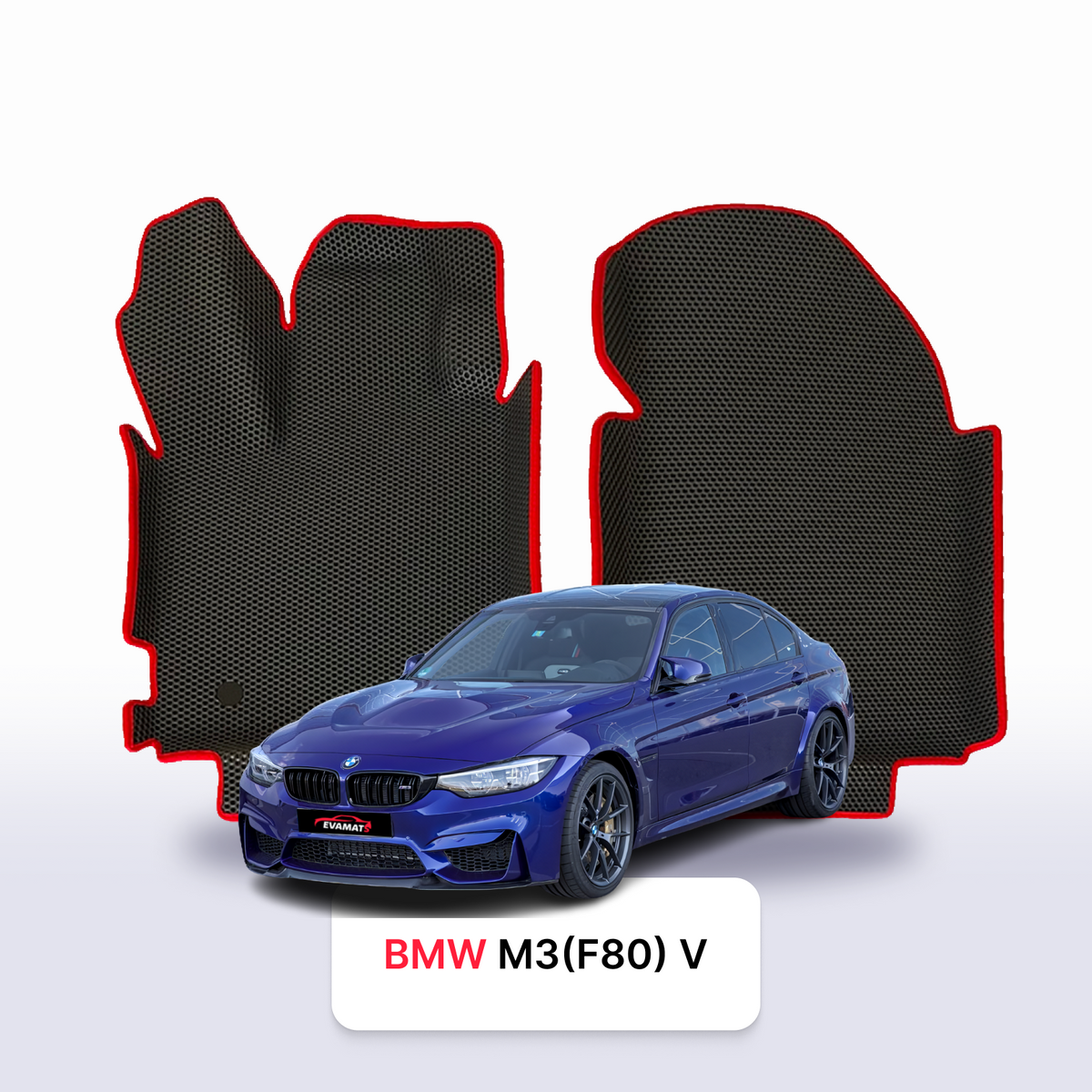 Alfombrillas 3D EVA para BMW M3(F80) 4 gen 2013-2019 años SEDÁN