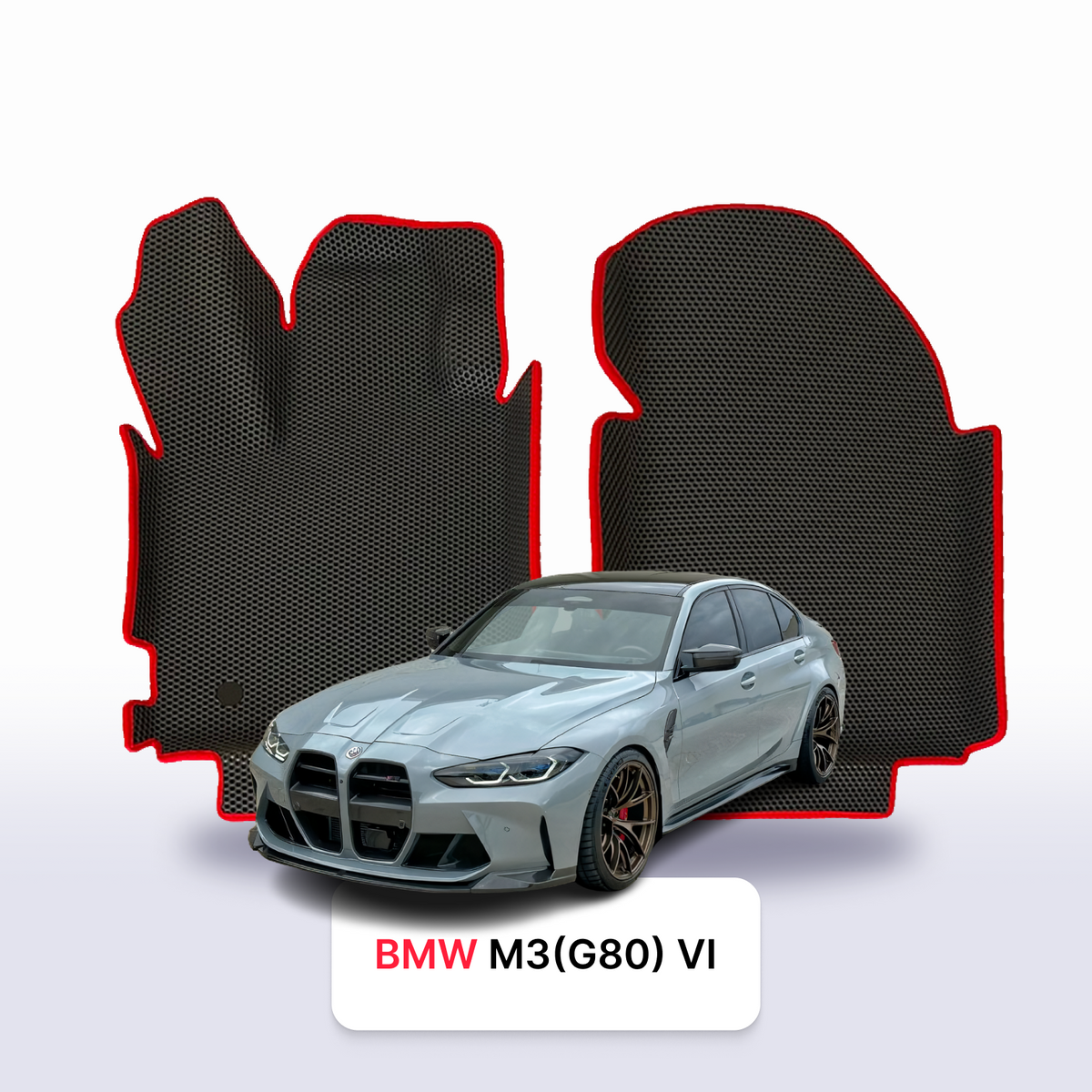 Alfombrillas 3D EVA para BMW M3(G80) 6 gen 2020-2027 años SEDÁN