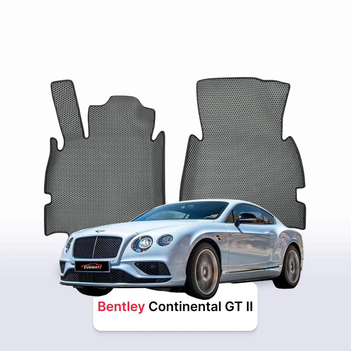 Alfombrillas 3D EVA para Bentley Continental GT 2 gen 2011-2018 años COUPÉ