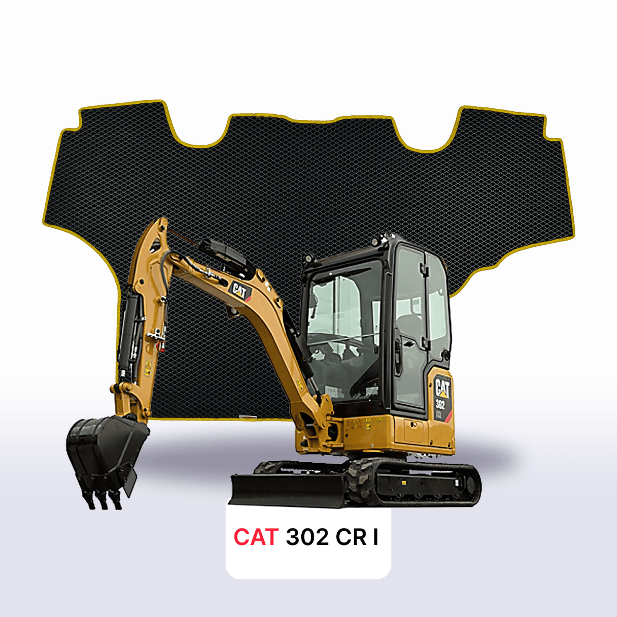 Alfombrillas 3D EVA para CAT 302 CR 1 gen 2019-2023 años EXCAVADORA