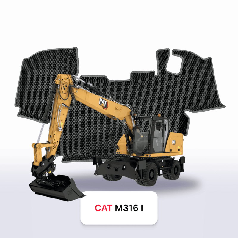 Alfombrillas 3D EVA para CAT M316 1 gen 2020-2028 años EXCAVADORA