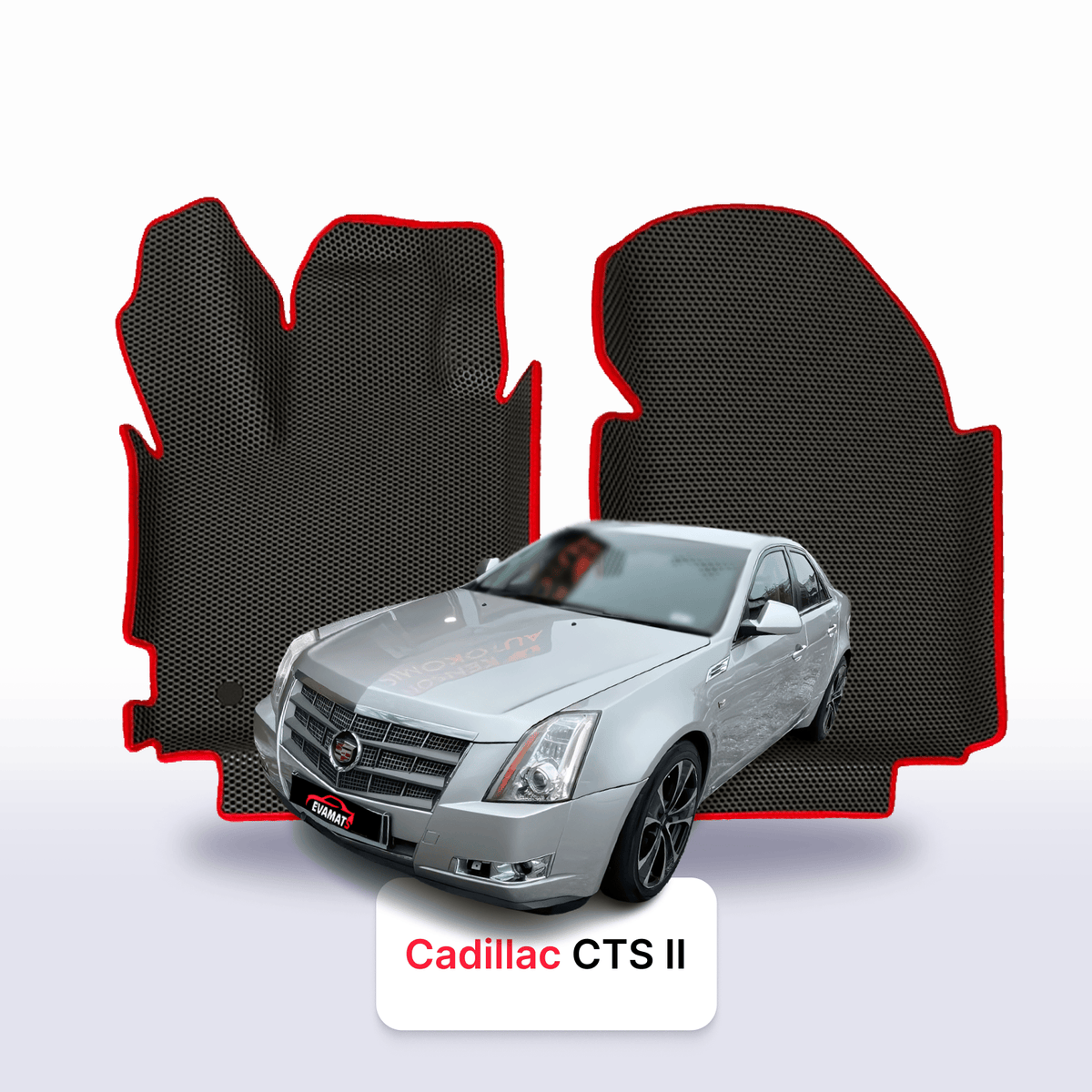 Alfombrillas 3D EVA para Cadillac CTS 2 gen 2007-2014 años SEDÁN