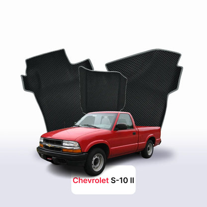 Alfombrillas 3D EVA para Chevrolet S-10 2 gen 1993-2004 años PICK-UP CABINA SIMPLE