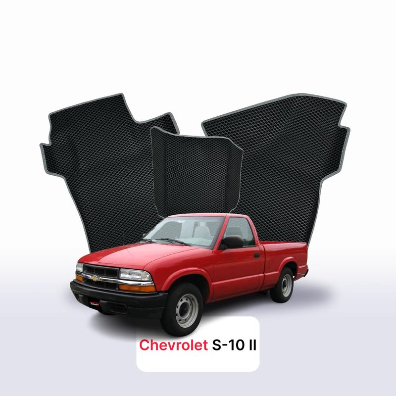 Alfombrillas 3D EVA para Chevrolet S-10 2 gen 1993-2004 años PICK-UP CABINA SIMPLE