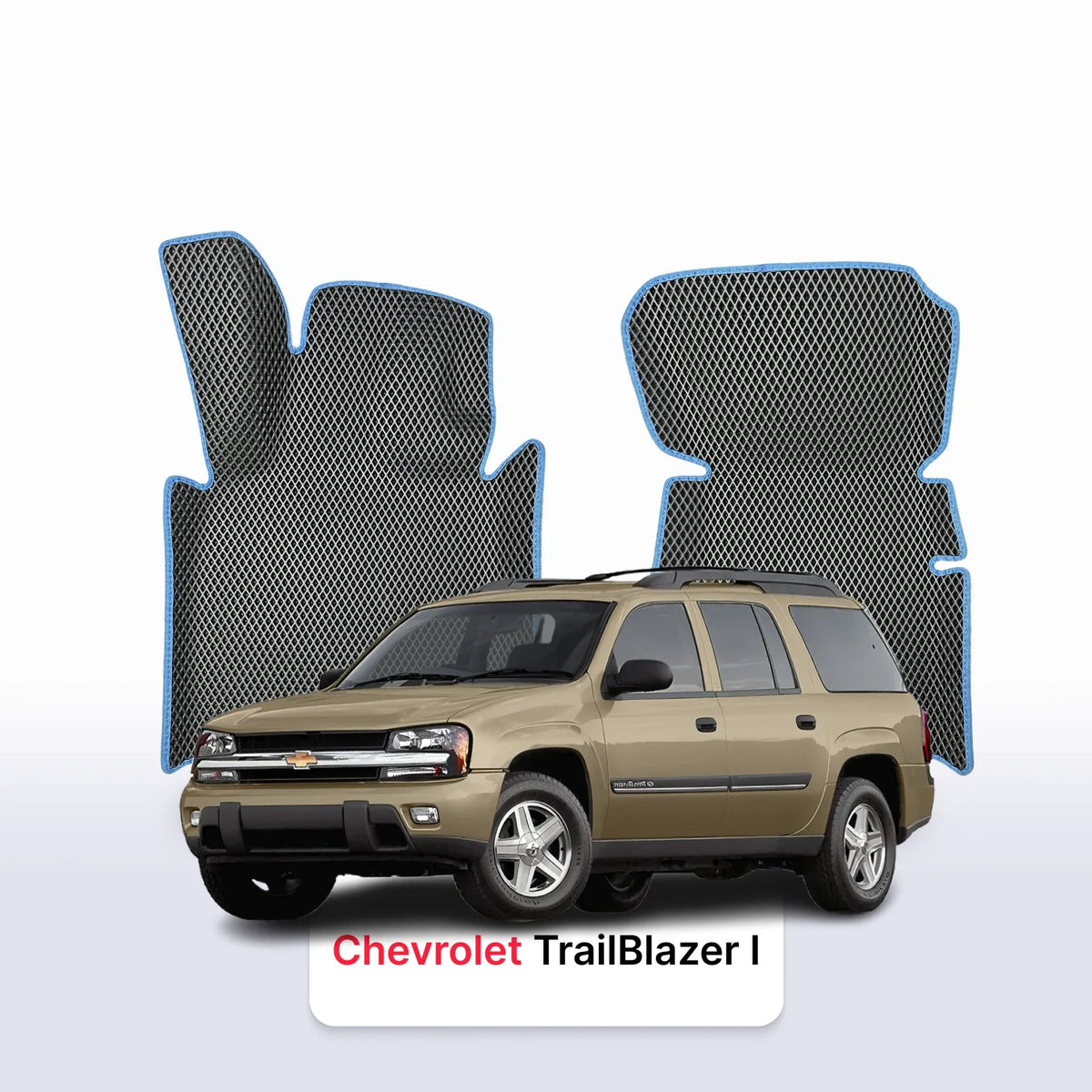 Alfombrillas 3D EVA para Chevrolet TrailBlazer 1 gen 2001-2008 años SUV