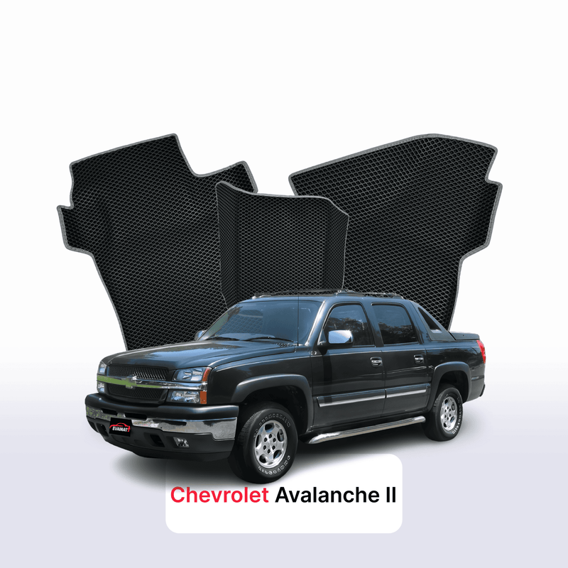 Alfombrillas 3D EVA para Chevrolet Avalanche 2 gen 2006-2013 años PICK-UP CABINA DOBLE