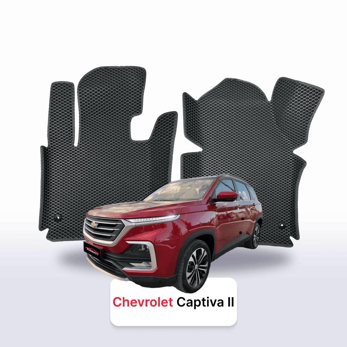 Alfombrillas 3D EVA para Chevrolet Captiva 2 gen 2018-2028 años SUV