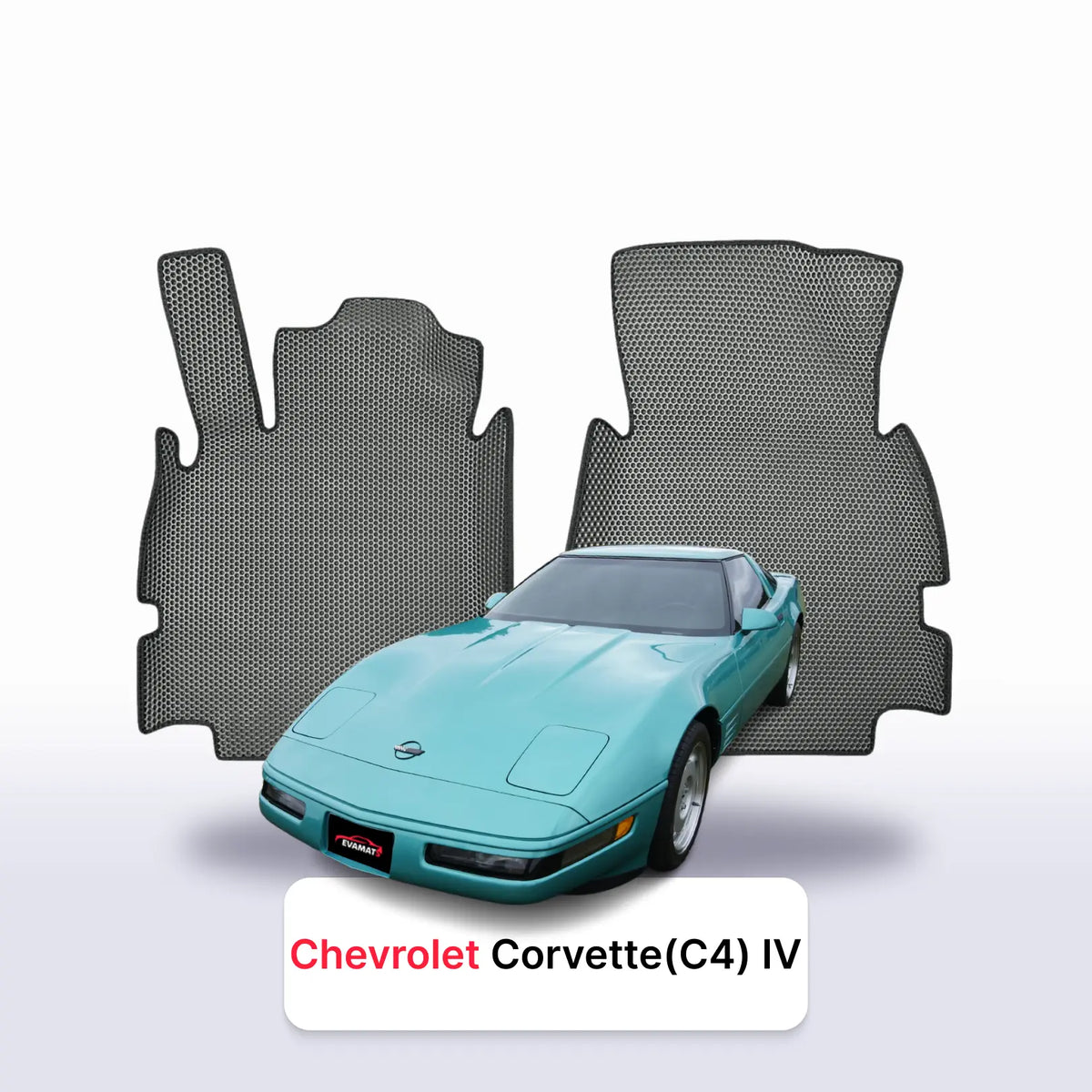 Alfombrillas 3D EVA para Chevrolet Corvette(C4) 4 gen 1983-1996 años ROADSTER